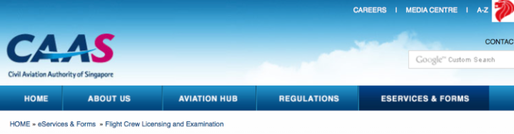 Step by step guide to registering for a CAAS Computer Based Exam